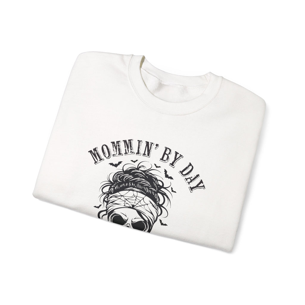 Mommin’ By Day, Mildly Unhinged... Mom Sweatshirt