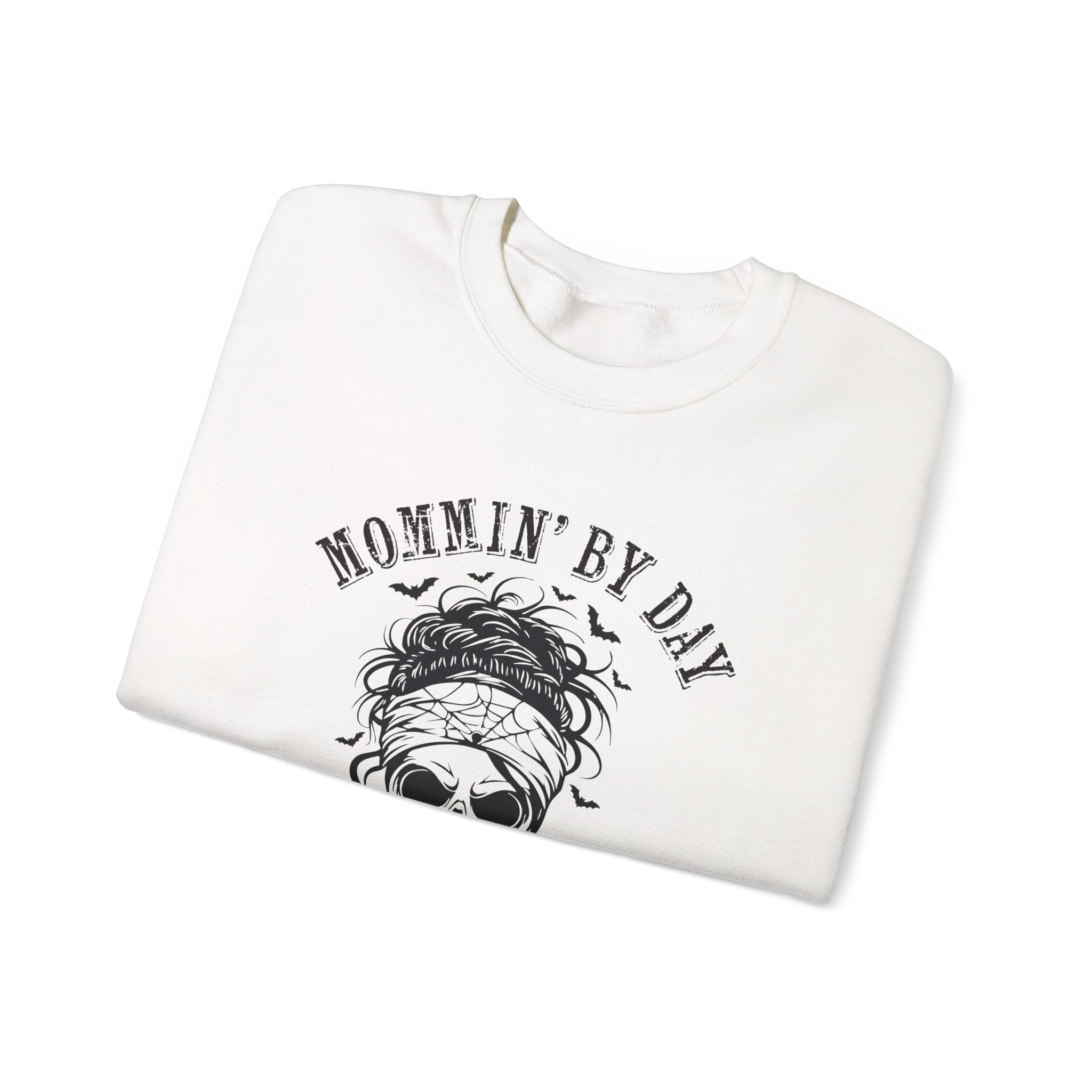 Mommin’ By Day, Mildly Unhinged... Mom Sweatshirt