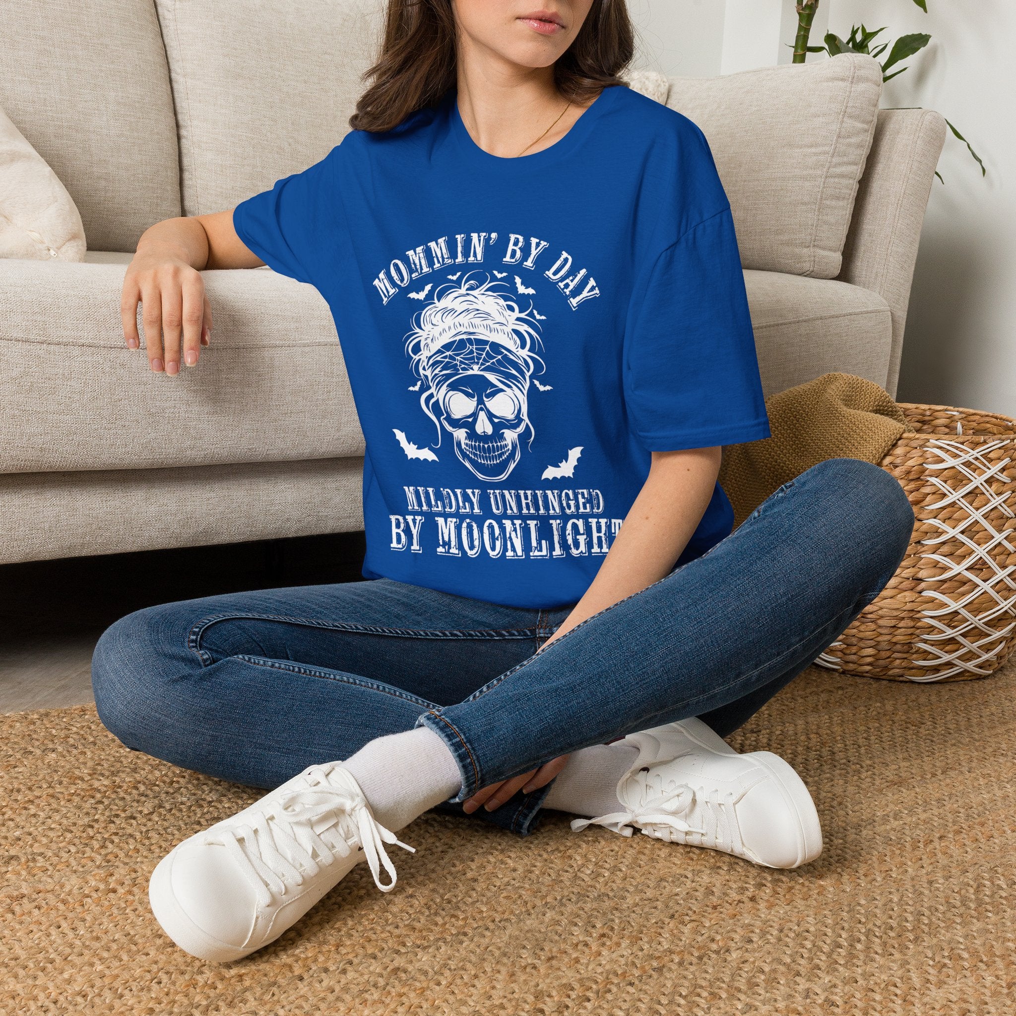 Mommin' By Day  Mildly Unhinged... Mom T-Shirt
