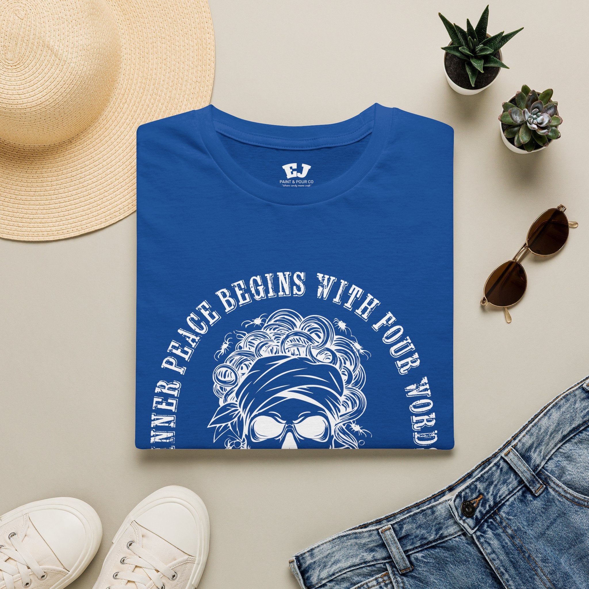 Inner Peace Begins With Four Words ... Mom T‑Shirt