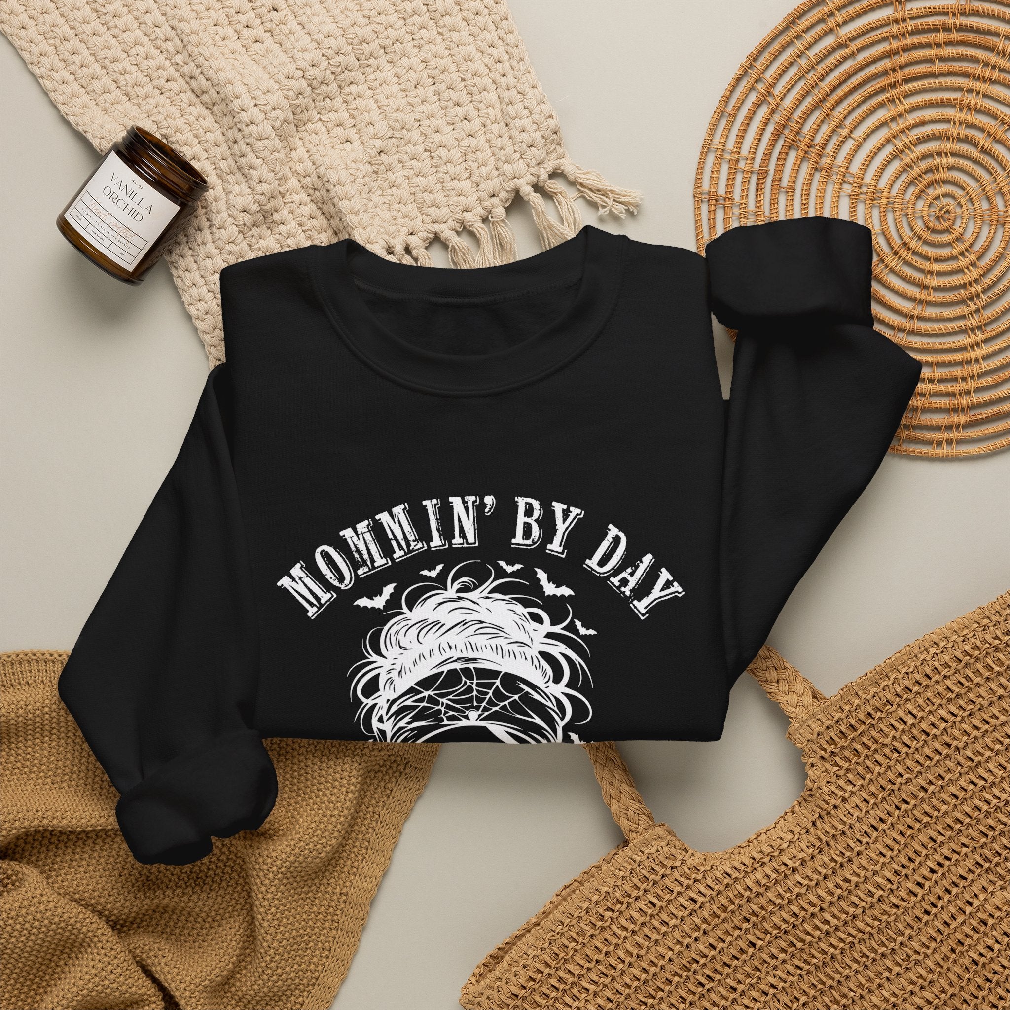 Mommin’ By Day, Mildly Unhinged... Mom Sweatshirt