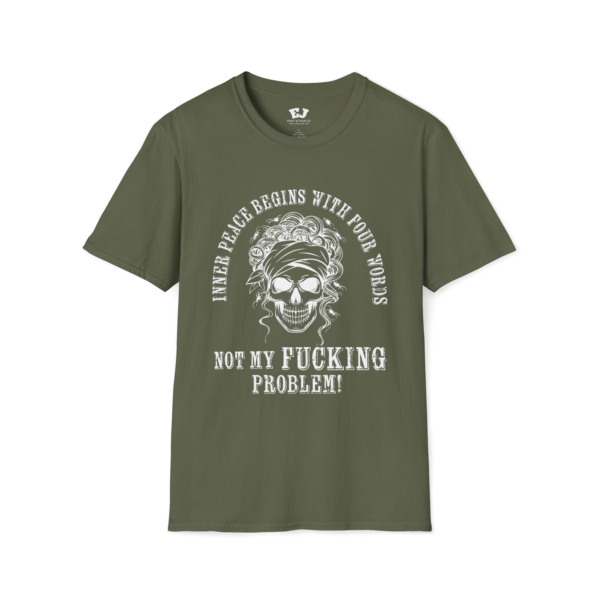 Inner Peace Begins With Four Words ... Mom T‑Shirt