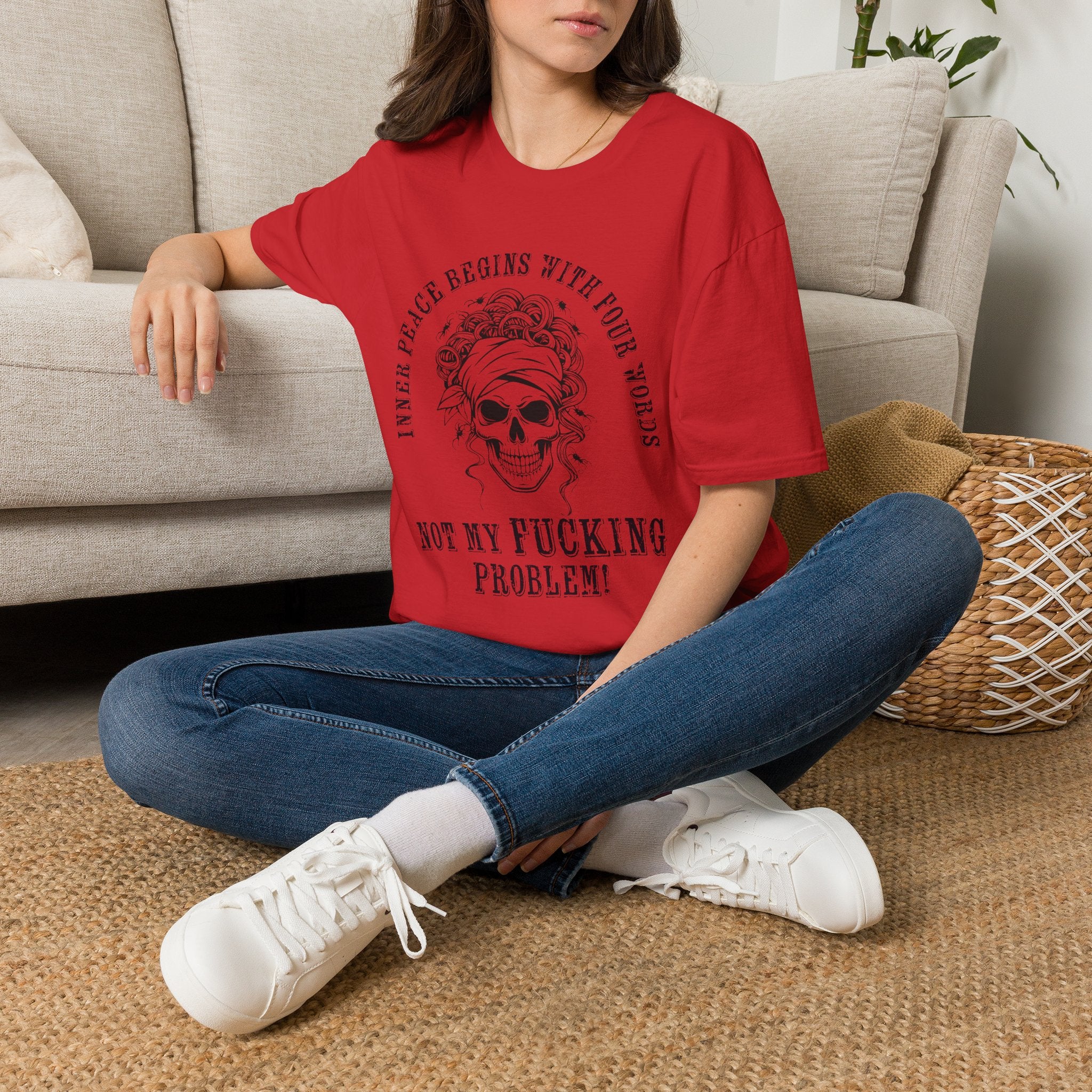 Inner Peace Begins With Four Words ... Mom T‑Shirt