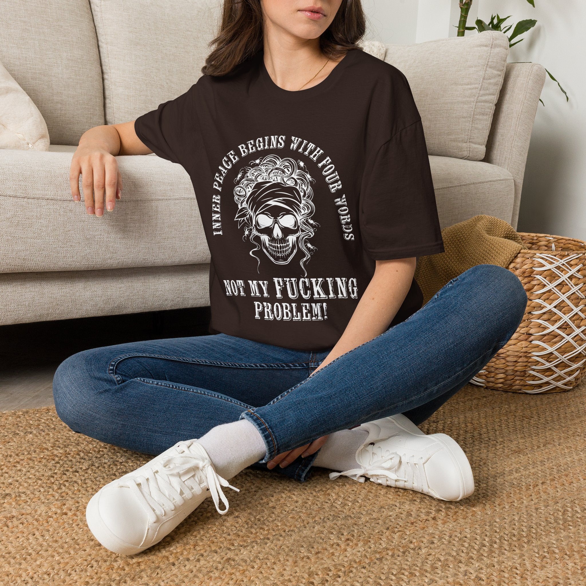 Inner Peace Begins With Four Words ... Mom T‑Shirt