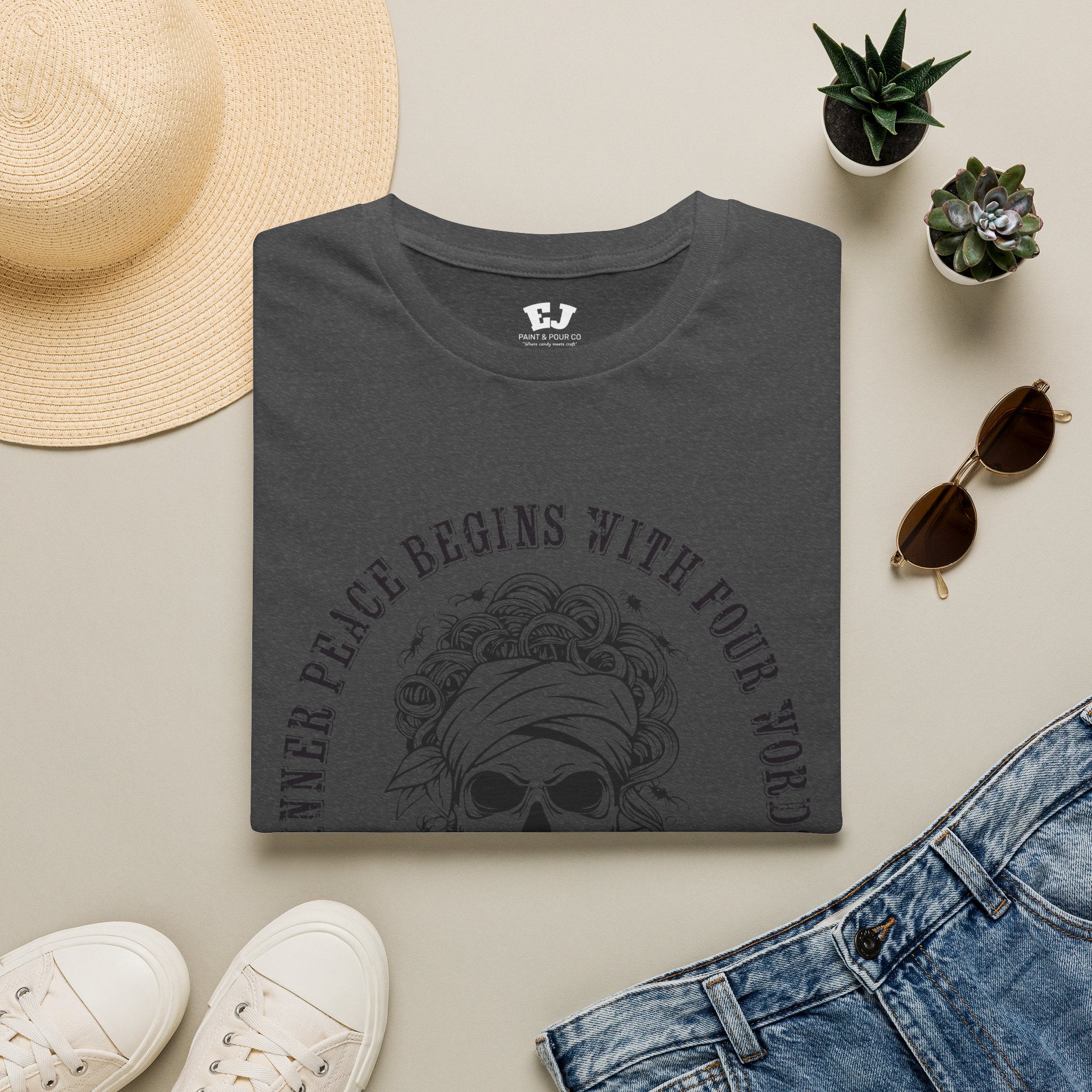 Inner Peace Begins With Four Words ... Mom T‑Shirt