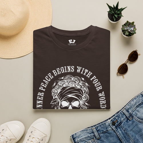 Inner Peace Begins With Four Words ... Mom T‑Shirt