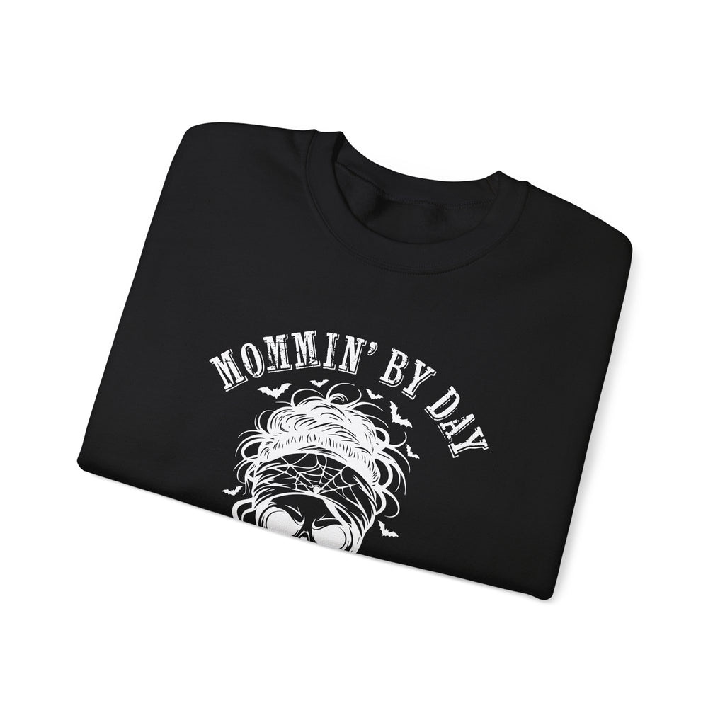 Mommin’ By Day, Mildly Unhinged... Mom Sweatshirt