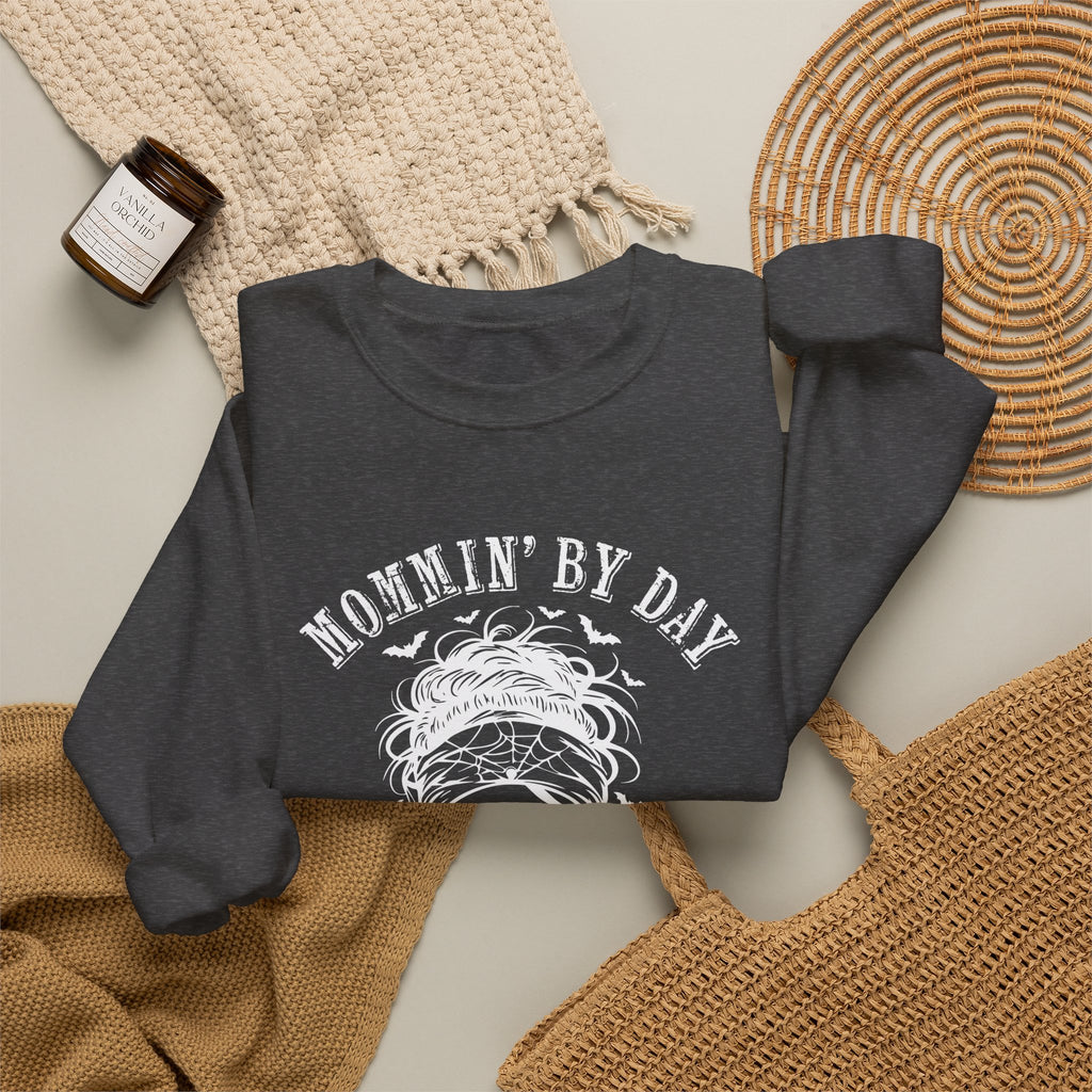Mommin’ By Day, Mildly Unhinged... Mom Sweatshirt