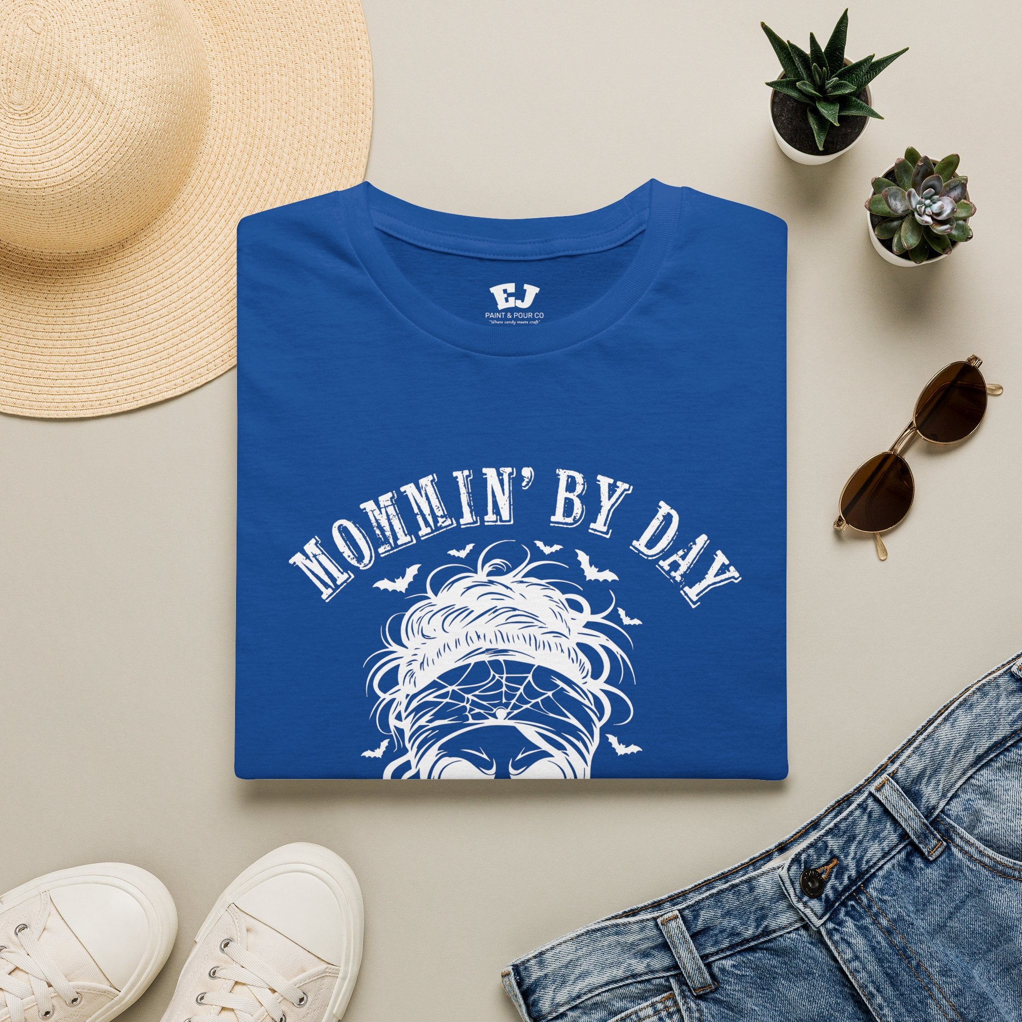 Mommin' By Day  Mildly Unhinged... Mom T-Shirt
